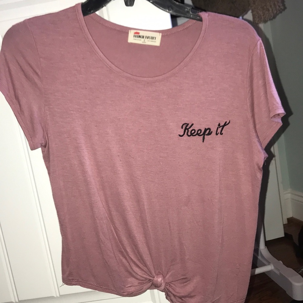 Stylish crop tee